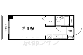 京都府京都市左京区北白川山ノ元町（賃貸マンション1K・3階・17.82㎡） その2