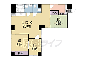 ＨＯＵＳＥ　665 103 ｜ 京都府京都市上京区染殿町（賃貸マンション3LDK・1階・97.00㎡） その2