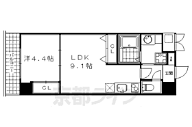 京都府京都市中京区西ノ京南原町（賃貸マンション1LDK・7階・35.00㎡） その2