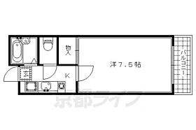 ぽえむ西陣館 505 ｜ 京都府京都市上京区大猪熊町（賃貸マンション1K・5階・21.00㎡） その2