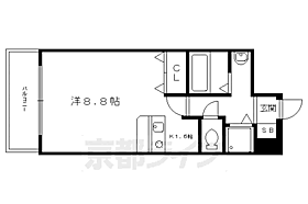 京都府京都市左京区浄土寺西田町（賃貸マンション1K・4階・26.71㎡） その2