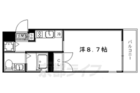 アクアプレイス京都西陣 605 ｜ 京都府京都市上京区北小路中之町（賃貸マンション1K・6階・26.22㎡） その2