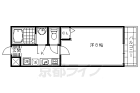 京都府京都市中京区壬生東淵田町（賃貸マンション1K・3階・22.36㎡） その2