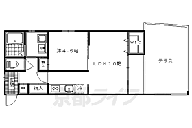 京都府京都市左京区田中南西浦町（賃貸マンション1LDK・1階・41.97㎡） その2