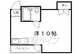 京都府京都市左京区田中上玄京町（賃貸マンション1R・2階・19.00㎡） その2