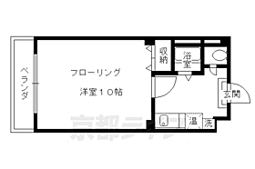 京都府京都市左京区北白川上別当町（賃貸マンション1K・3階・28.48㎡） その2