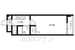 ソレイユ・ルーチェ 1階1Kの間取り