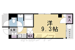 ハウゼ船岡 3階1Kの間取り