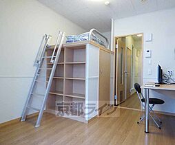 レオパレス京都鞍馬口 2階1Kのリビング/ダイニング