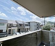 バルコニーからの景色です。