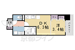 リシュドール梅小路 4階