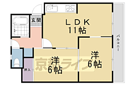 西大路ハイツ 4階/-