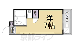 グリーンマークス ワンルームの間取図画像