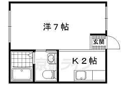 京都地下鉄東西線 椥辻駅 徒歩20分 2階/-
