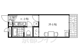 京都地下鉄東西線 椥辻駅 徒歩7分 1階/-