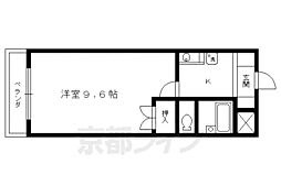 タウンルームキシ 4階/-