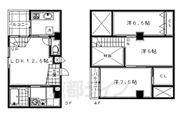 シュシュパルク六条院 3階/-