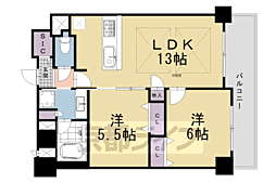プレサンスロジェ四条大宮駅前 6階/-