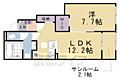 JR湖西線 堅田駅 徒歩20分の賃貸アパート