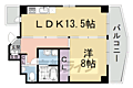 ピュアコート五条14階14.3万円