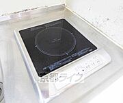 電化コンロ付きキッチン