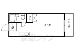ハイツワコー ワンルームの間取図画像