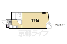 アーバンハウスA&U2 1Kの間取図画像