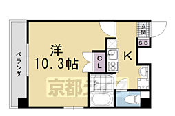 CASA-SHIKO 1Kの間取図画像
