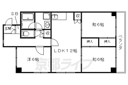 京都市営烏丸線 北大路駅 徒歩23分 5階/-