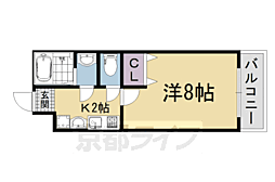 フラッティ西大路花屋町 1階/-