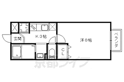 京阪京津線 四宮駅 徒歩9分