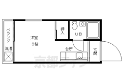 吉田マンション 1Kの間取図画像