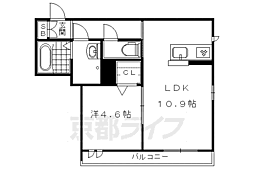 シャーメゾンアンジュ 1LDKの間取図画像