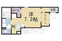 シャルマン東寺南V 1階/-