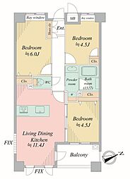 間取図画像 3LDK
