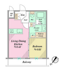 間取図画像 1LDK