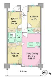 間取図画像 2SLDK