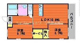 わかばII 201 ｜ 岡山県倉敷市藤戸町天城185-2（賃貸アパート2LDK・2階・54.38㎡） その2