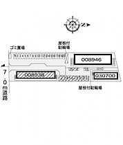 レオパレスエスポワール戸板 107 ｜ 岡山県倉敷市中庄2207-4（賃貸アパート1K・1階・22.86㎡） その3