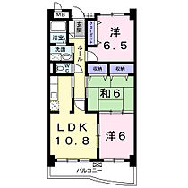 レジデンス辻が花I 503 ｜ 岡山県倉敷市浜ノ茶屋1丁目11-1（賃貸マンション3LDK・5階・67.66㎡） その2