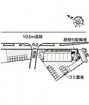 レオパレスファミーユII 206 ｜ 岡山県岡山市北区田中627-1（賃貸マンション1K・2階・31.33㎡） その3