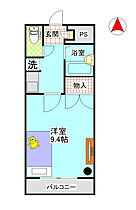 コンフォール 205 ｜ 岡山県岡山市北区下中野708-103（賃貸マンション1K・2階・27.75㎡） その2