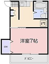 フィレンツェ 2-D ｜ 岡山県岡山市北区宿本町5-20-2（賃貸アパート1K・2階・22.00㎡） その2