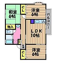 トゥインクル林 101 ｜ 岡山県倉敷市老松町1丁目5-5（賃貸アパート3LDK・1階・63.18㎡） その2