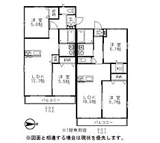 わかばI 202 ｜ 岡山県倉敷市藤戸町天城203-2（賃貸アパート2LDK・2階・54.38㎡） その2