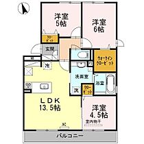 コートダジュール 101 ｜ 岡山県倉敷市児島田の口2丁目1-2（賃貸アパート3LDK・1階・67.53㎡） その2