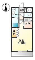 岡山県岡山市北区平田（賃貸アパート1K・2階・30.00㎡） その2