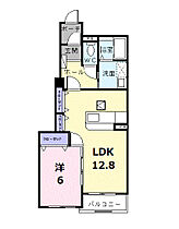 Ｆａｍｉｌｌｅ　Ｂ 105 ｜ 岡山県浅口市鴨方町鴨方2206-1（賃貸アパート1LDK・1階・45.55㎡） その2