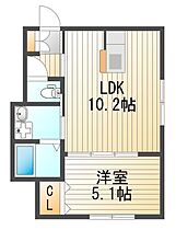 La・maisonII 201 ｜ 岡山県倉敷市片島町300-2-2（賃貸アパート1LDK・1階・38.00㎡） その2