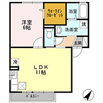 岡山県倉敷市中島1068-23（賃貸アパート1LDK・1階・42.11㎡） その2